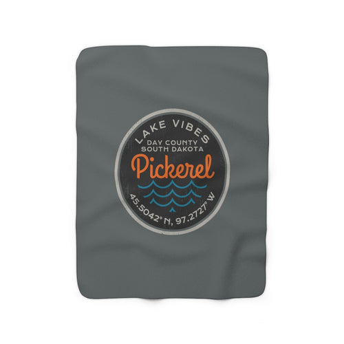 Pickerel Vibes Sherpa Fleece Blanket