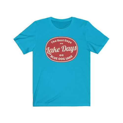 Best Days Blue Dog Sign Tee - Dustin Sinner Fine Art