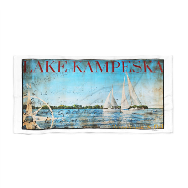 Kampeska Sails Beach Towel - Dustin Sinner Fine Art