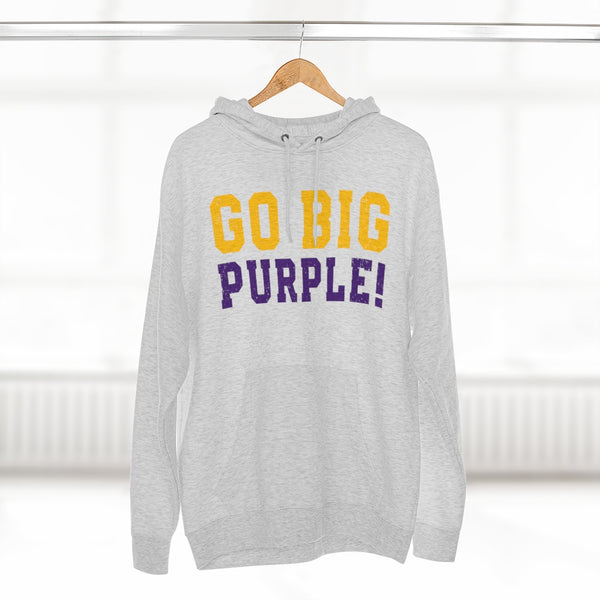 Go Big Purple! Hoodie - Dustin Sinner Fine Art
