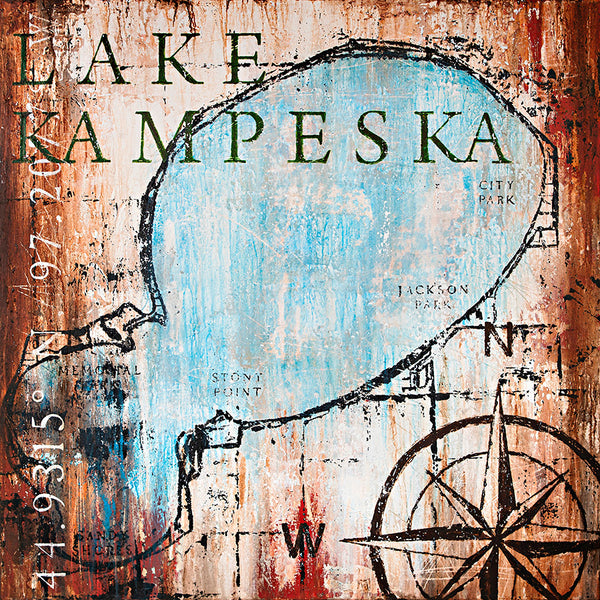 Kampeska Map - Dustin Sinner Fine Art