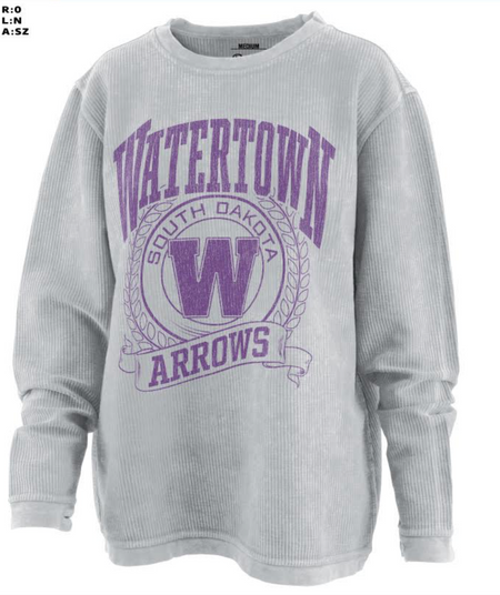 Watertown Arrows Crossed Youth Hoodie