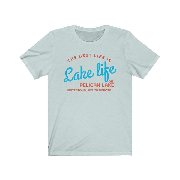 Best Life is Lake Life Pelican Tee - Dustin Sinner Fine Art