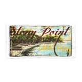 Stony Point Beach Towel - Dustin Sinner Fine Art
