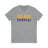 Go Big Purple! V-Neck Tee - Dustin Sinner Fine Art