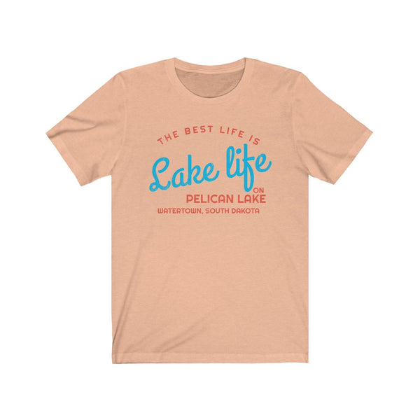 Best Life is Lake Life Pelican Tee - Dustin Sinner Fine Art