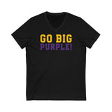 Go Big Purple! V-Neck Tee - Dustin Sinner Fine Art